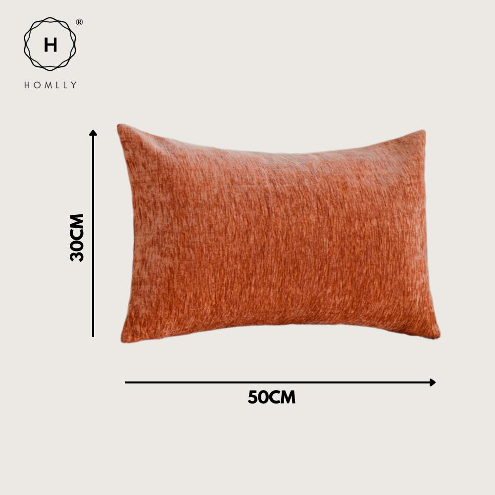 Homlly Konii Chenille ThPillow Coversrow  (30x50 CM) X2PCS