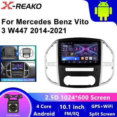 Android 13 для Mercedes Benz Vito W447 2014-2021 10,1-дюймовий стильний навігаційний автомобільний GPS Автомагнітола Стерео Автомобільний мультимедійний плеєр