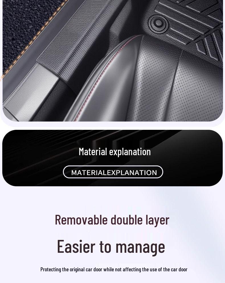 BYD Fangchengbao 5-Door Waterproof Non-Slip Full Surround TPE Car Mat