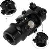 SCITOO 1" DD X 3/4-30 Spline Steering joints,length 83mm Black Single U-Joint