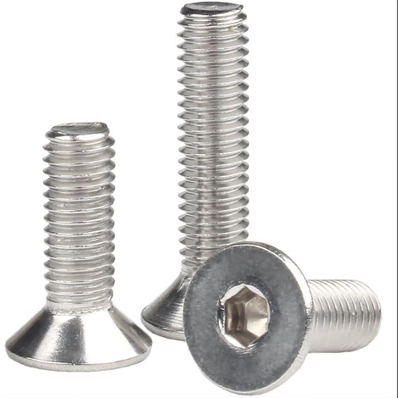 DIAIEN DIN 7991 Flat Head Hex Socket Screw, A4-70