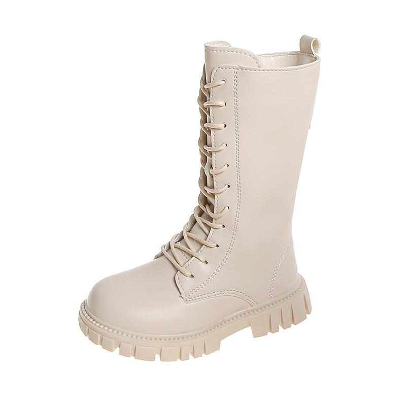 Girls boots 2026 spring and autumn children's new children's Martin boots little girl high boots