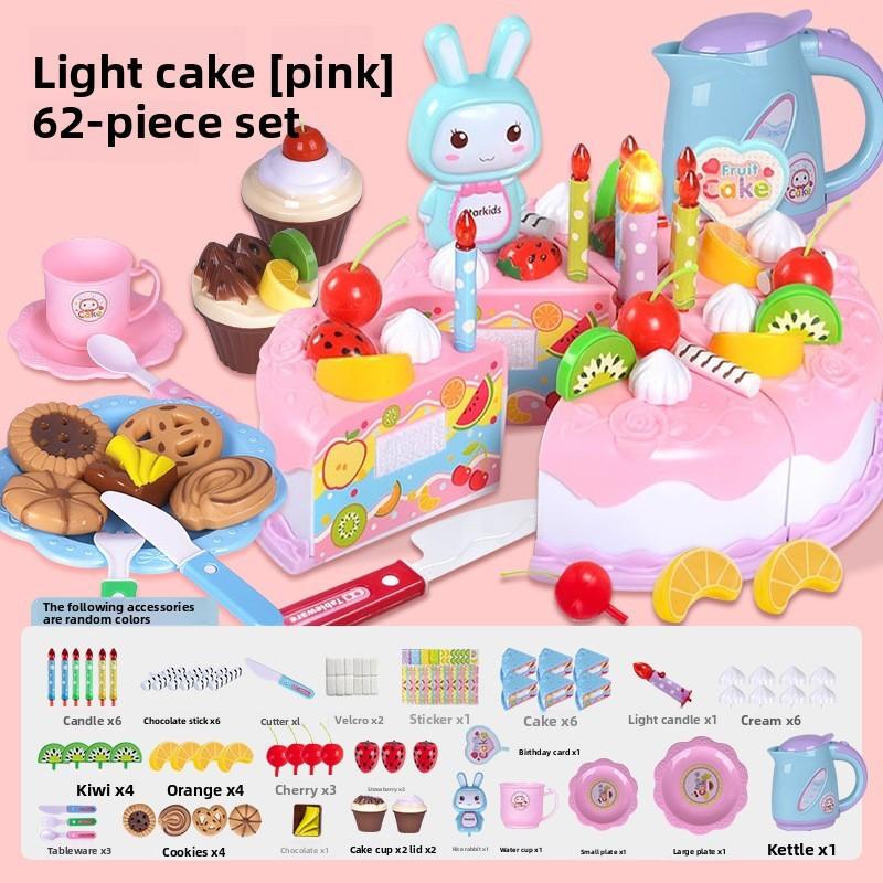 Play Children Imaginative Kitchen Toys Cutting Sensory Features Development