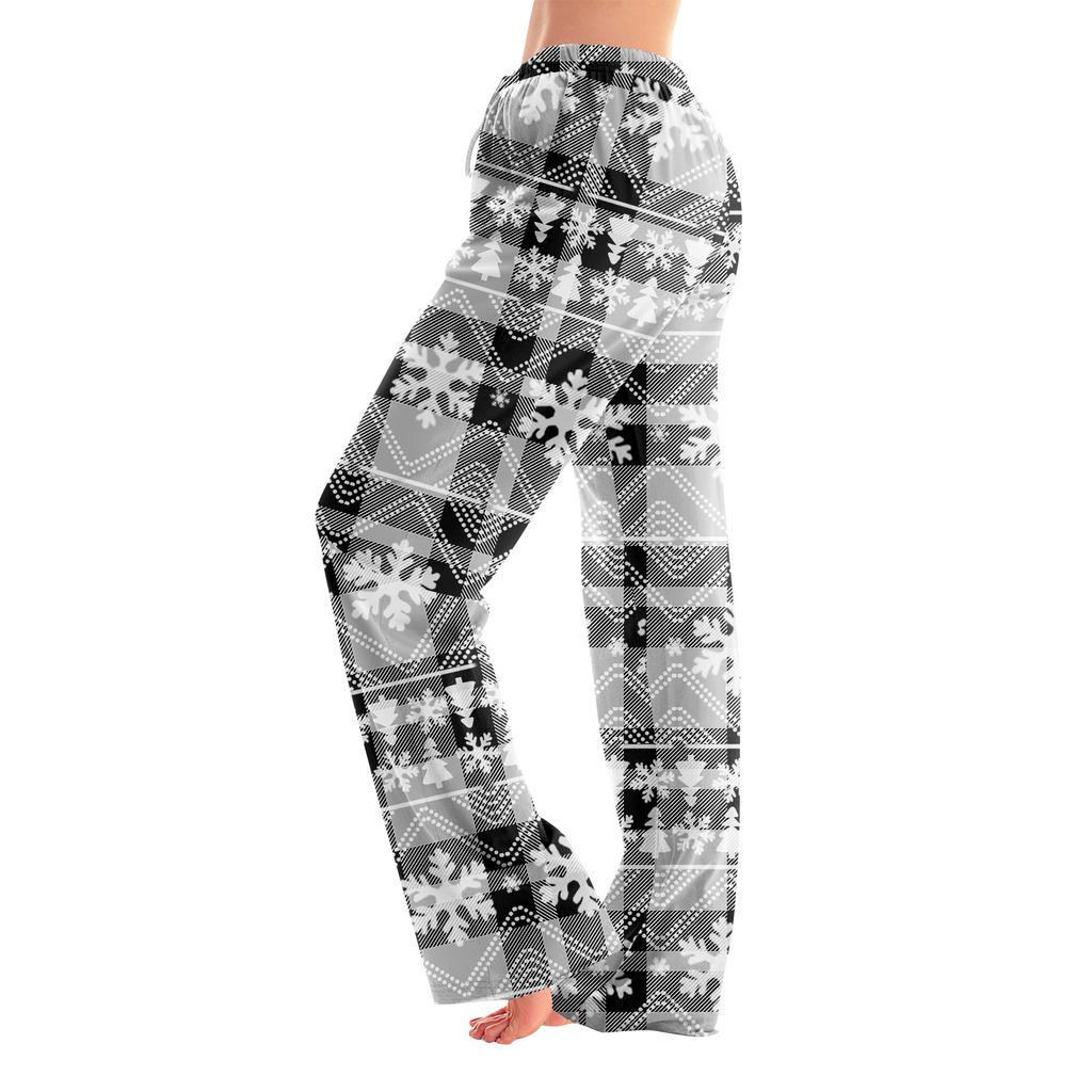 Anime-Pyjamahose, Nachtwäsche, lässige Hose mit Kordelzug und elastischer Taille, bequeme, gerade, lockere Yoga-Hose