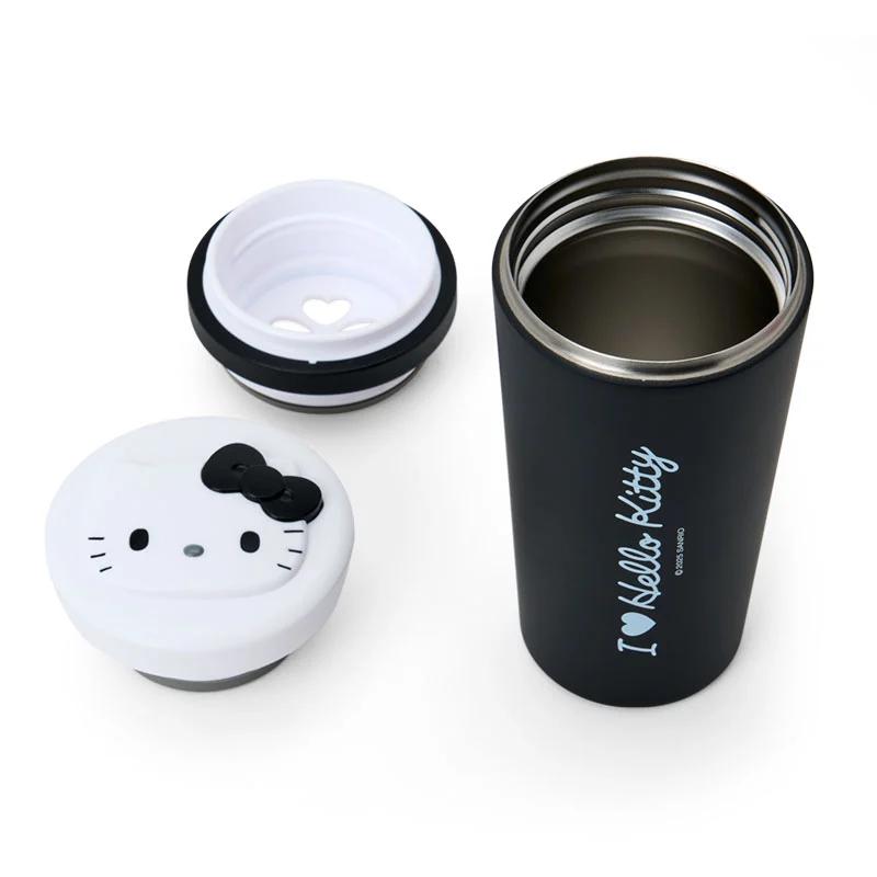 Sanrio Hello Kitty Stainless Steel Tumbler Black (I Love Hello Kitty) Japan NEW