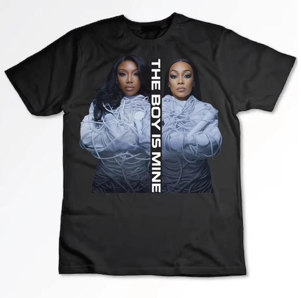 

Brandy & Monica II Graphic T-Shirt, The Boy Is Mine Tour, Unisex Shirt XL