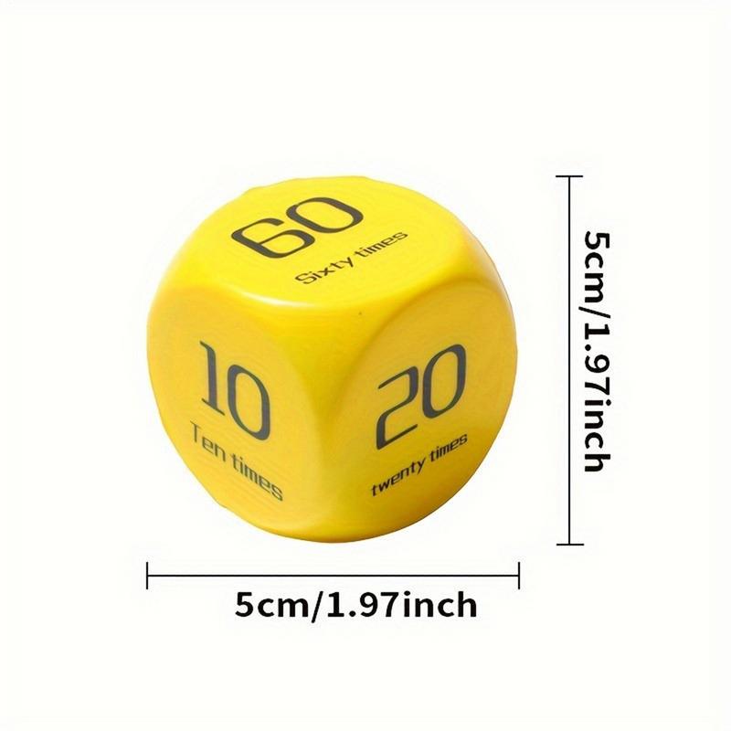 Fitness Tränings Tärningar Rolig Träning 6-sidig Tärning Tydlig Text Motiverande Tillbehör För Gym Hem Utomhus Sovsal
