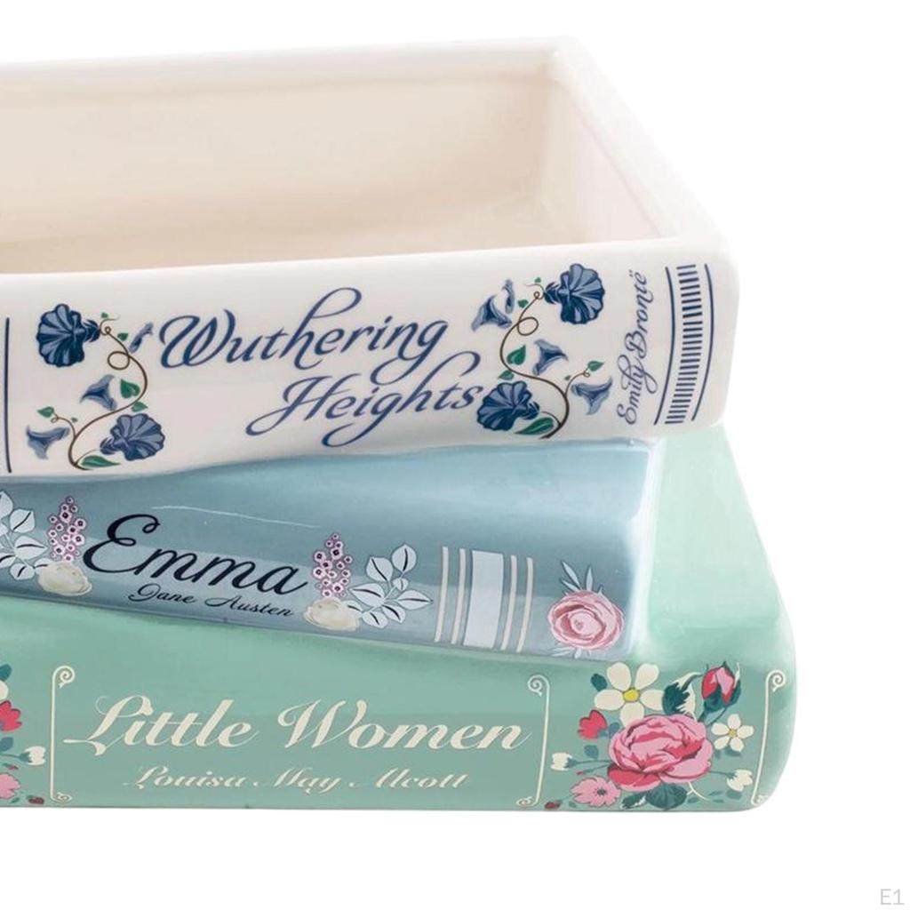 Doniczka Kształt Książki Statuetka Roślinna Figurka Dekoracyjna Mała Doniczka na Sukulenty Wazon na Zewnątrz