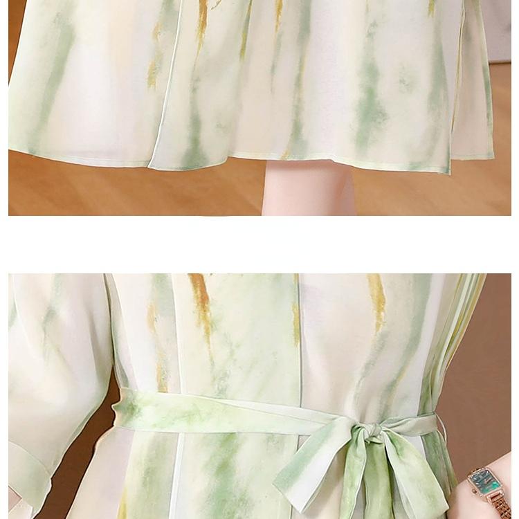 Summer Fashion Dress for Women New V-neck Holiday Vintage Style Casual Dresses