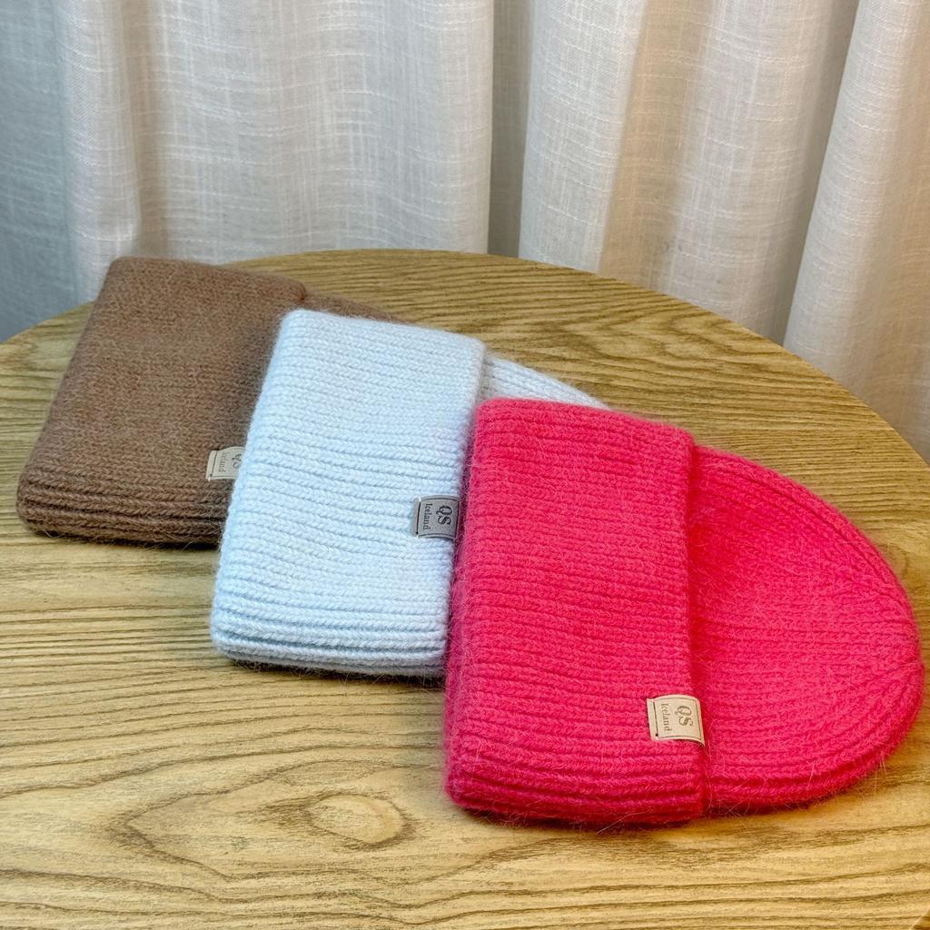 Unisex Loose Warm Fashionable Large Head Circumference Face Showing Small Pullover Hat Autumn and Winter Lazy Style Woolen Hat