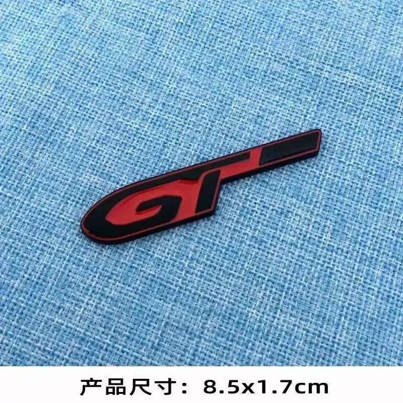 AHU1 3D Metal Car GTLINE Badge Trunk Fender Badge Sticker for Kia Sportage Ceed Picanto Rio ProCeed Niro 5 3 4 K7 K5 K8 K3 Ray K9