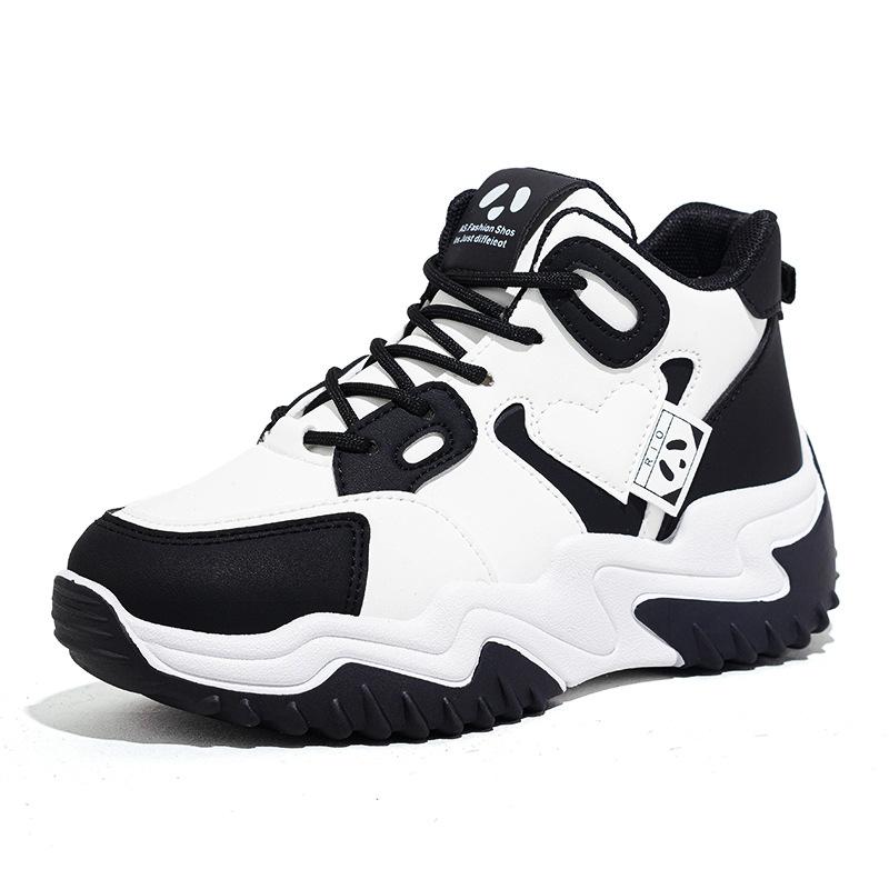 Autumn new dad shoes ins tide lace-up platform student sports and leisure shoes increase height Z