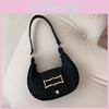 Chic Pu Material Small Shoulder Bag With Zipper Closure