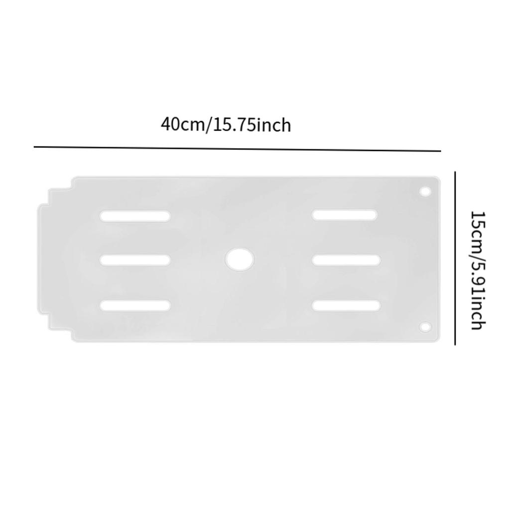 Acrylic Aquarium Cover with Feeding Holes Clear Anti Jumping Fish Tank Lid Cover for DIY Fish Tank Easy to Install