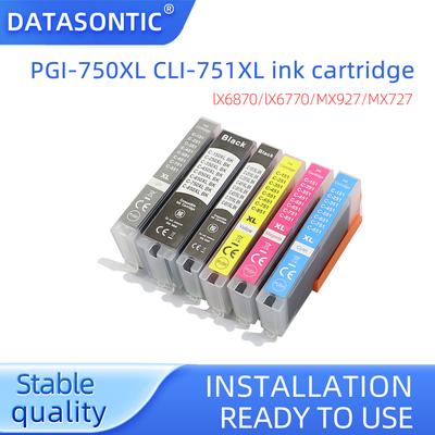 Cartuș de cerneală PGI-750XL CLI-751XL, pentru imprimanta Canon lX6870 lX6770 MX927 MX727 IP7270 MG5570 MG5670 MG6370 IP8770 MG7170 MG7570