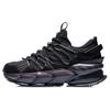 New LiNing Cushioning Anti Slip And Wear Resistant Coverage Low Top Running Shoes Unisex Black Purple ARLR001-1