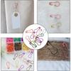 300 PCS Metal Gourd Safety Pins, Safety Bulb Pins, Calabash Pin, Gourd Pin for Knitting Stitch Markers, DIY Craft (10 Colors)