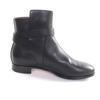 Great HERMES Short Boots Neo Kelly Buckle Leather Black Leather Women 34.5 Used