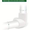 10-Piece 3-Way 1/2 Inch PVC Fitting Water Pipe Accessories for Building Heavy-Duty PVC Furniture Bend Head Accessories
