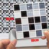 10pc Kitchen Tile Stickers Bathroom Mosaic Sticker Selfadhesive Wall Tile Decor