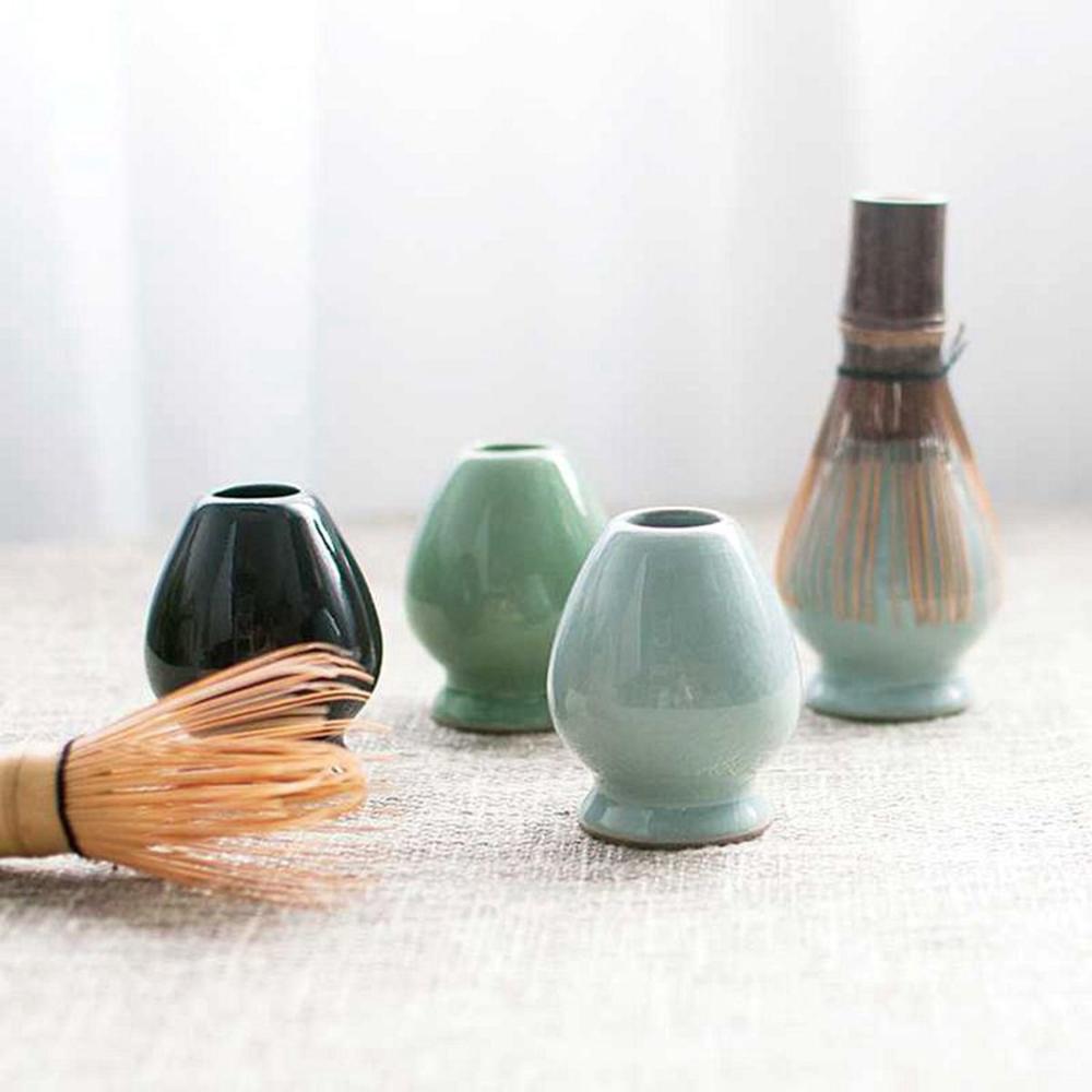 

Practical Easy to Use Traditional Matcha Tool Chasen Holder Matcha Whisk Stand Tea Accessories