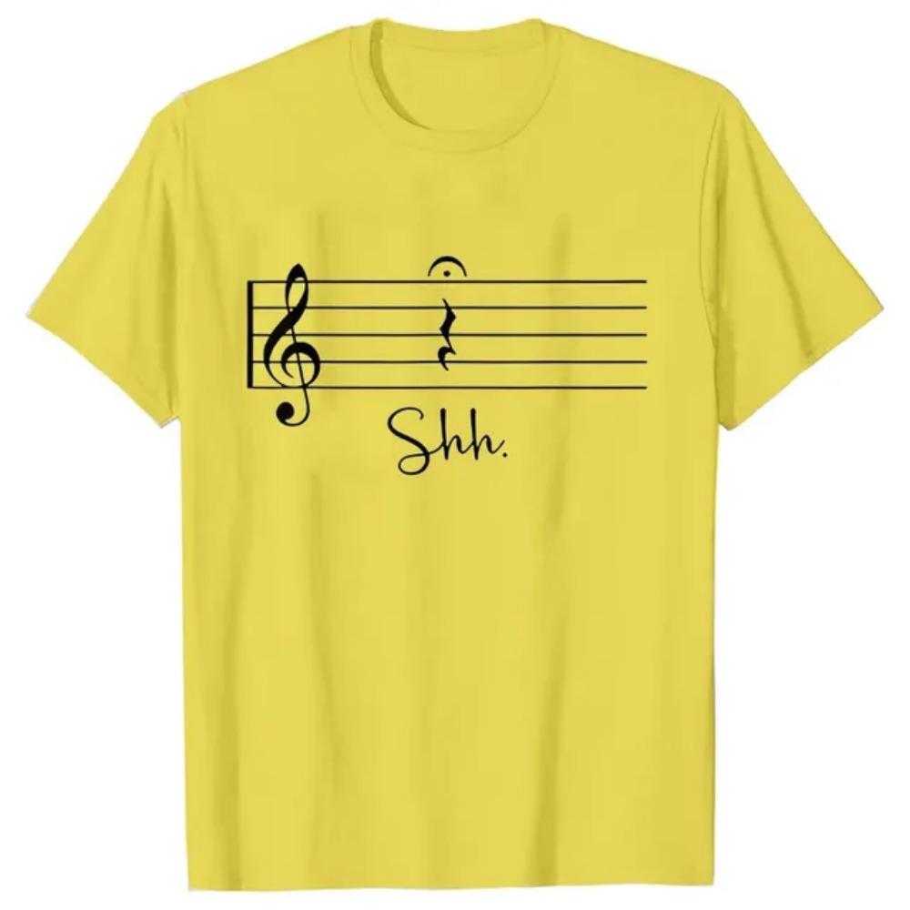 Music Notes Men T Shirts Funny Graphic 3d Print Tops Streetwear Short Sleeve Tees Oversized Harajuku Music Lover T-shirt Mens Clothing