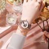 Genuine Automatic Mechanical Waterproof Watch for Women - Trendy Multi-Functional with Day, Date, Month, Year, and Starry Design.