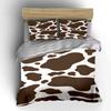 Brown and white cow spots. Bedding sets Duvet cover sets Duvet covers Pillowcases(1*Duvet Cover 2*Pillowcases without duvet insert)