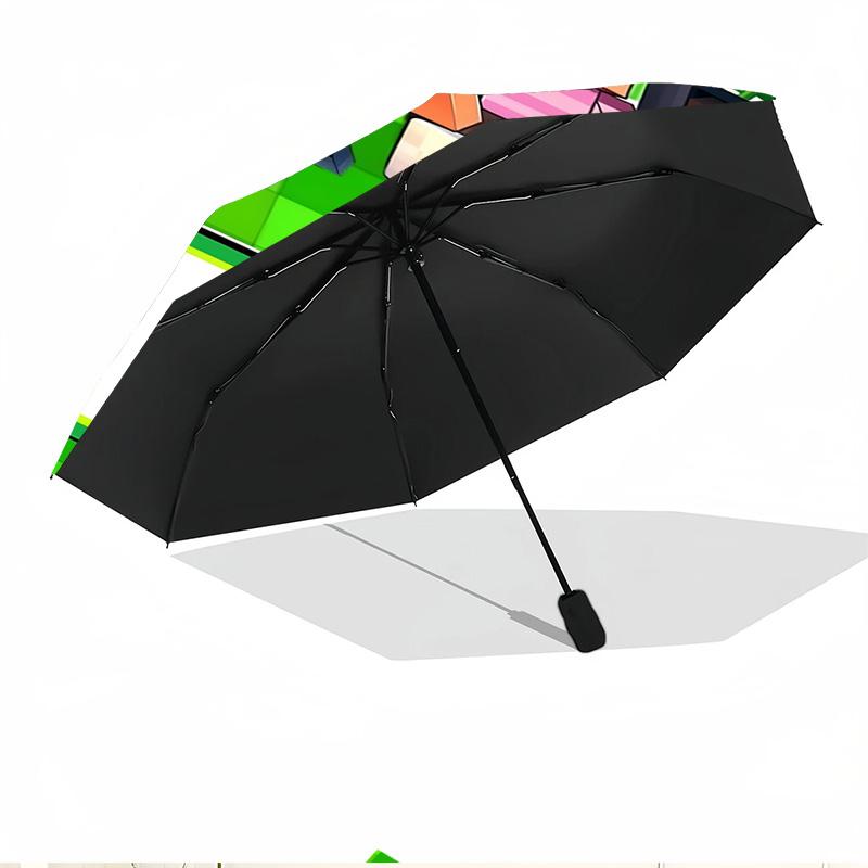 Gamer Print Automatic Open Close Umbrella, Portable Foldable Umbrella, for Outdoor Commute Camping Trip, Ideal Birthday Gift