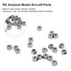20Pcs Landing Gear Stopper Set Wheel Collar 2.1mm Stainless Steel Exquisite Craftsmanship RC Plane Model Aircraft Parts