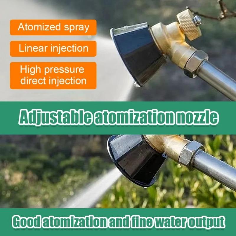 1PCS /2PCS Nozzle Agricultural Atomization Adjustable Nozzle Black Whirlwind Agricultural Sprinkler Head Garden Tool