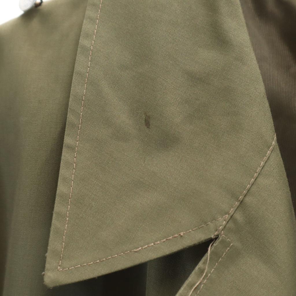 EAST GERMANY ARMY 70s 80s Vintage Raincoat K52 Khaki Military Men's Used
