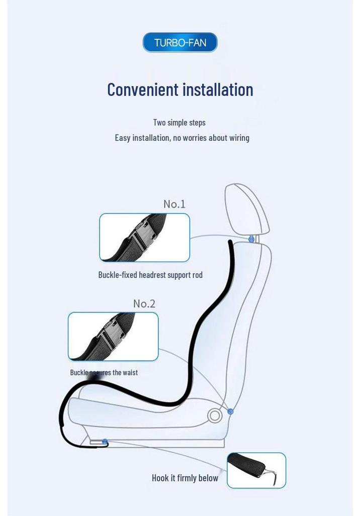 Summer Ventilated Car Seat Pad with 12V/24V Fan, Cooling, and Massage Cushion for Trucks
