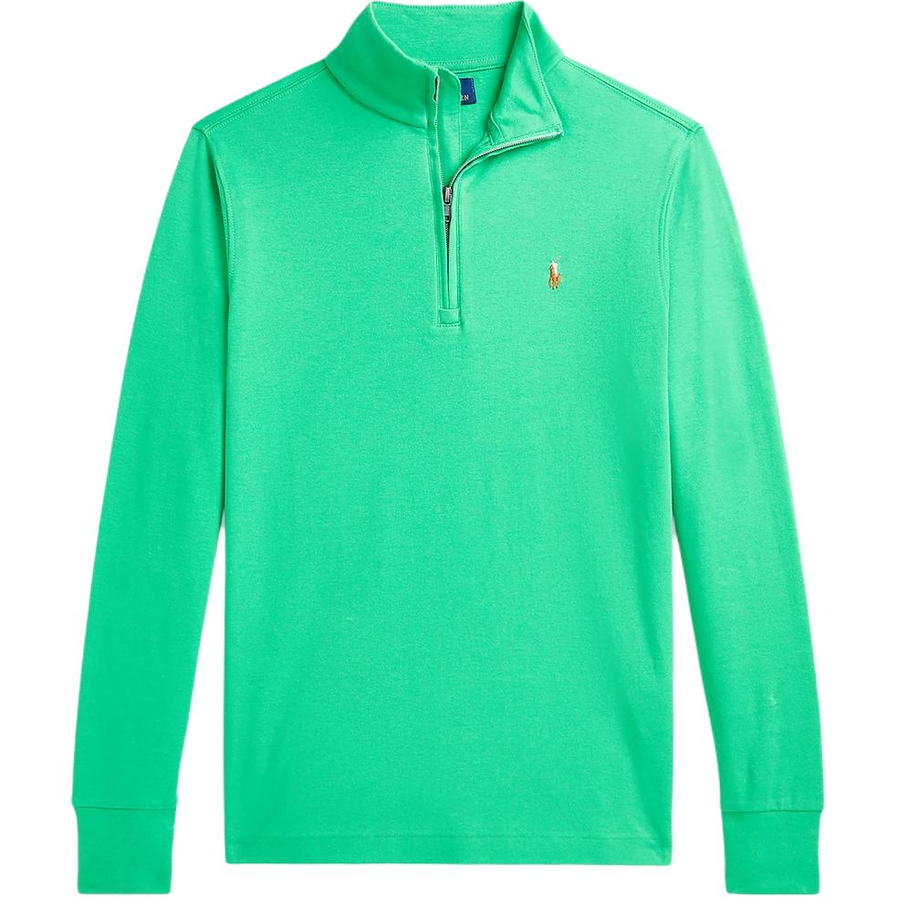 

Polo Ralph Lauren Polo Shirt Logo Embroidery Half-Zip Stand Collar Long Sleeve Kids tops 323952436-009 XL