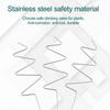 Stainless Steel Indoor Plant Support Clip 35CM Curved Vine Trellis for Potted Flowers