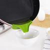 Anti-lek Siliconen Soepschenker Trechter Pan Pot Pannen Schalen Makkelijk Schenktuit Keukenaccessoire voor Kookolie, Azijn, Jus, Vloeistof