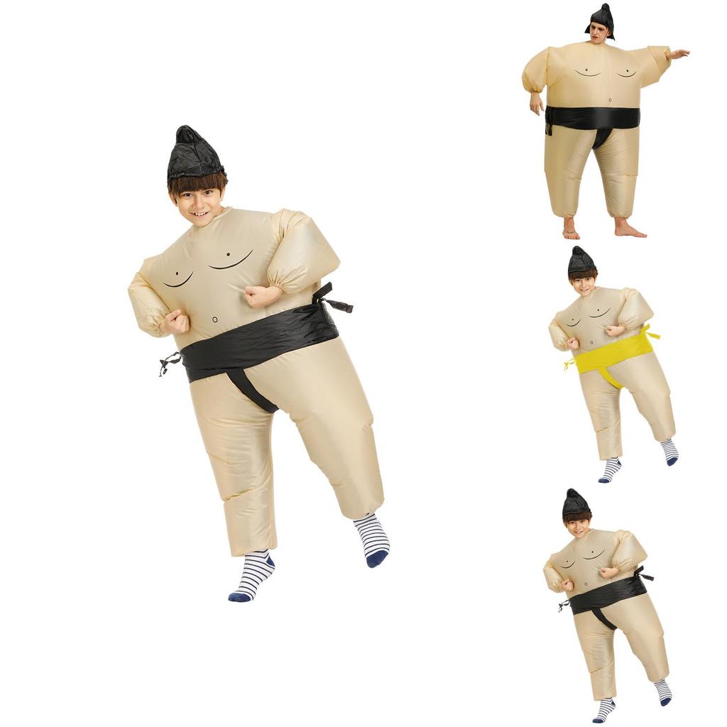 Fun And Quirky Sumo Wrestler Inflatable Costume Perfect For Parties And Cosplay