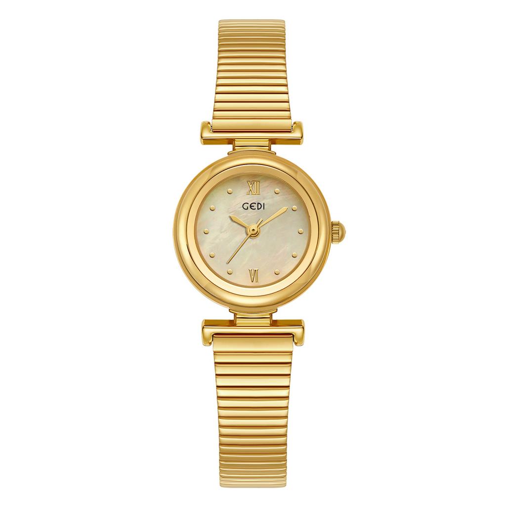 Niche high-end waterproof women's watch high-value fritillary plate quartz watch women's small and exquisite watch