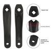 104 BCD Mountain Bike Single Speed Crankset 36T Square Hole Crank Positive Negative Teeth Single Disc 7‑12 Speed Modification Accessories