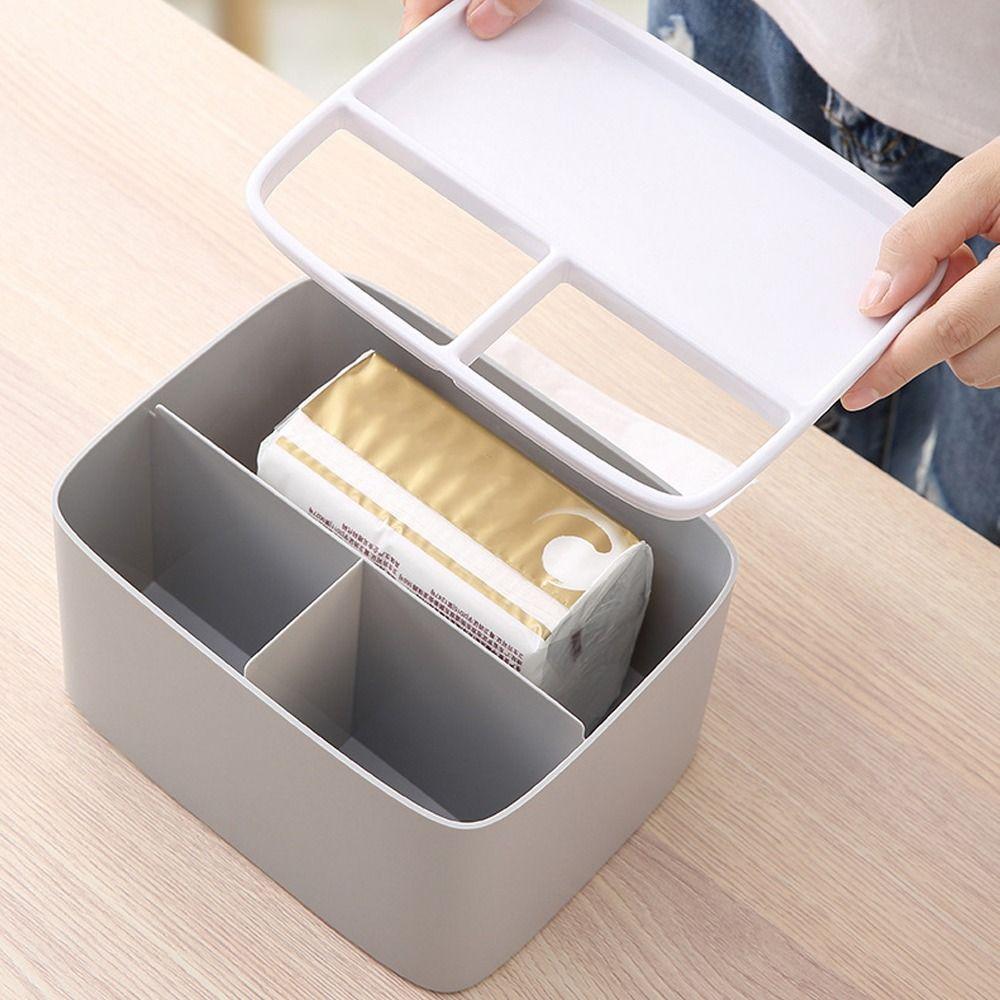 Non Slip Tissue Paper Holder Box Nordic Style Double Layer Tissue Box  Home Living Room