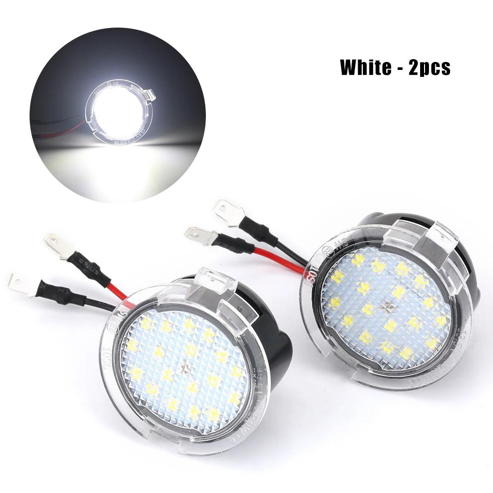 

2 шт. Canbus без ошибок светодиодные боковые зеркала заднего вида для Ford F150 Mondeo Mk5 Mustang Edge Explorer Expedition Flex 6000K белые белый