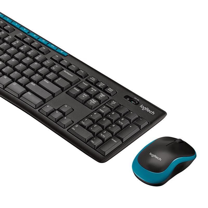 Logitech MK275 Full-Size Wireless Keyboard and Mouse Combo