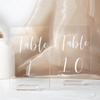 UNIQOOO 2" Clear Acrylic Stand | 18 Pack 3mm Slot Wedding Sign Holders, Perfect for Wedding, Table Number, Exhibition, Office, Restaurant, Business
