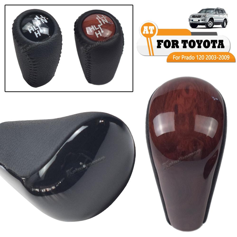 Wooden Color Automatic Transmission Gear Shift Knob For Toyota Land Cruiser Prado FJ150 FJ120 2003-2009 Accessories