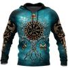 Men's And Women's Digital Terror Skull Street Suit Harajuku Jacket Men's Sports HoodieAmerican Style