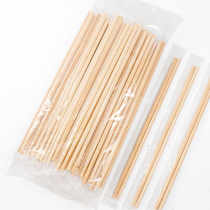 Einzeln verpackte natürliche Bambus-Essstäbchen