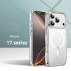 Transparent Clear Magnetic Wireless Charging Protection Phone Case for IPhone 17 Pro Max 17 Air iPhone17 Camera Protect Cover