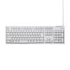 ELECOM Keyboard Wired Membrane Rohs Directive Compliant 10 Million Times Durable White TK-FCM064WH/RS