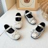 Cute Shoe Girl Single Shoe Soft Bottom Learning Walkers Leather Shoes