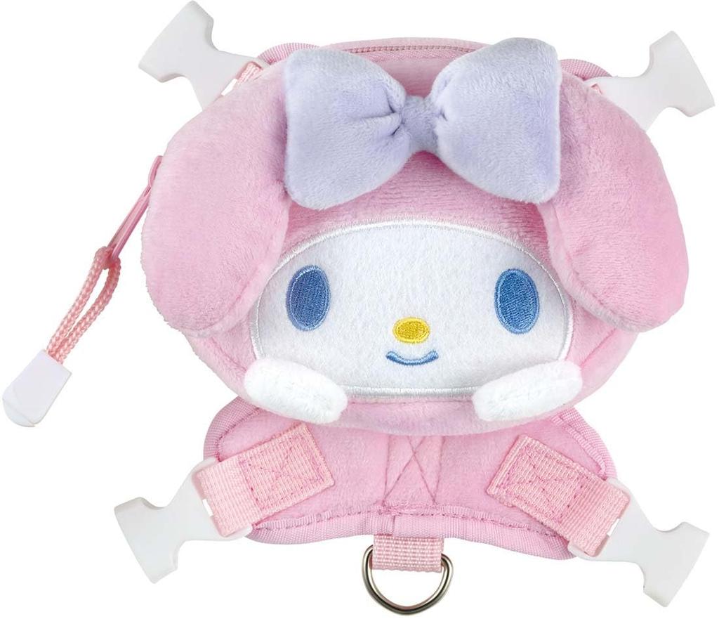 Skater Walking Backpack Harness for Ultra Small Dogs Pet Strolling Dog Sanrio My Melody My Melody PRYU1-A